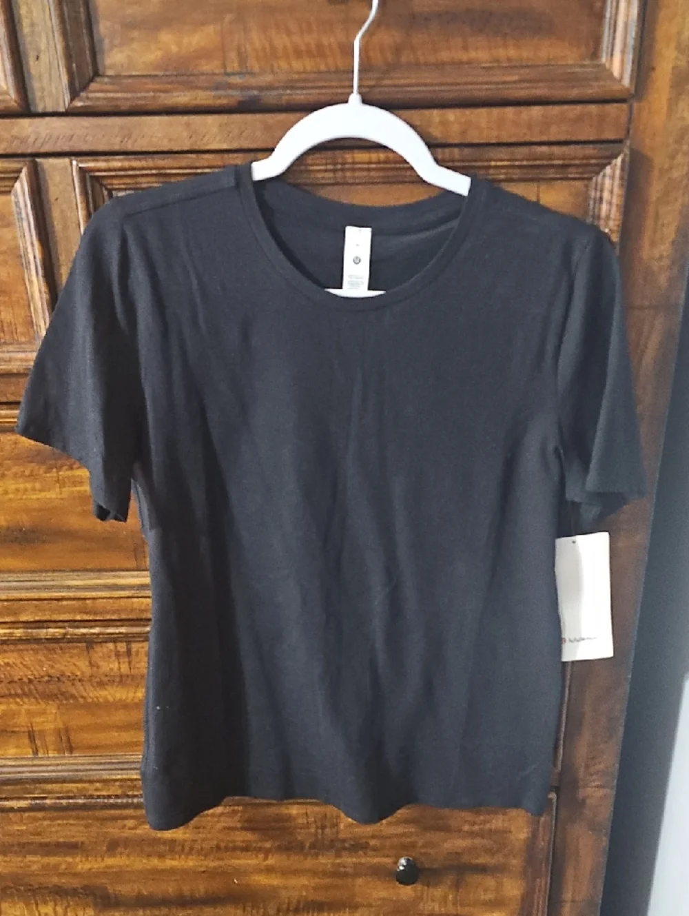 Lululemon Nwts Love Organic Cotton Crewneck-TShirt! BLK, Sz Medium!